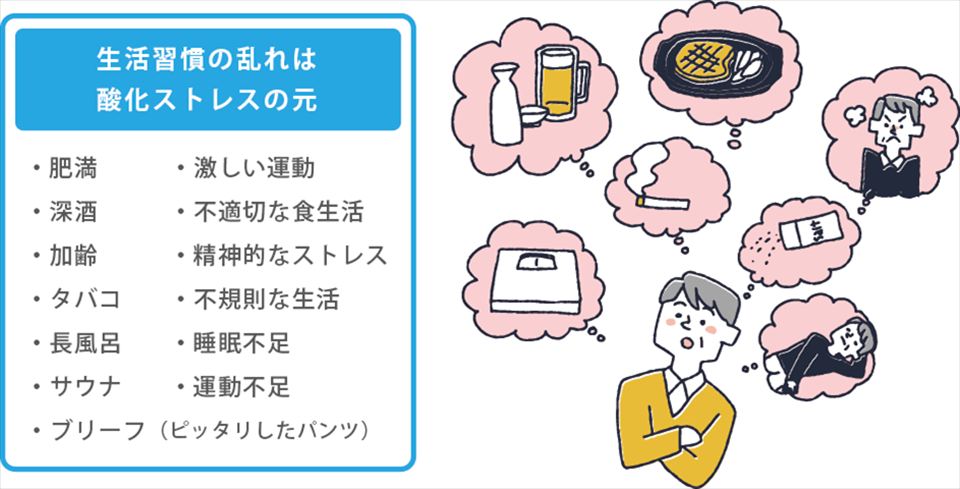 喫煙、過度な飲酒、ストレス、肥満などは精子の質を低下させる要因となるため注意が必要です