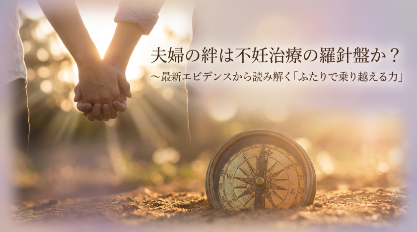 夫婦の絆は不妊治療の羅針盤か？最新エビデンスから読み解く「ふたりで乗り越える力」