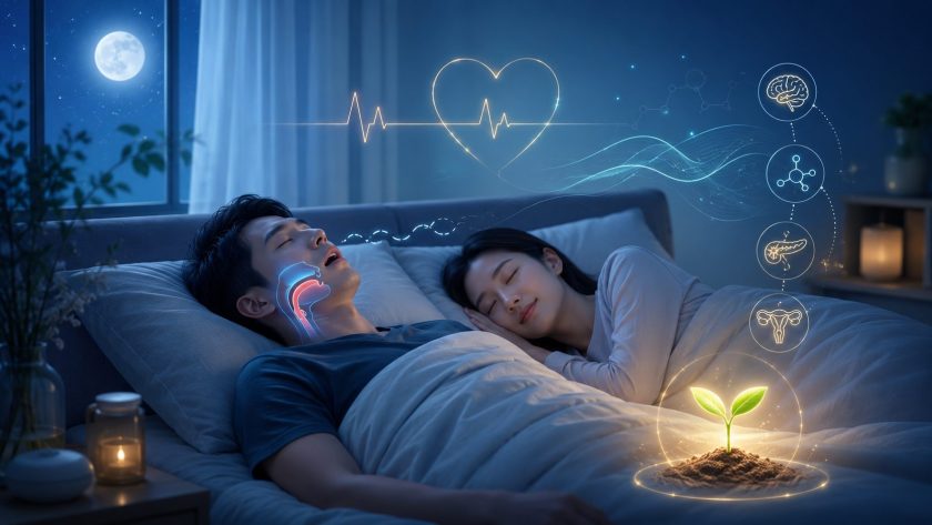 妊活中に知っておきたい睡眠時無呼吸症候群と不妊の関係