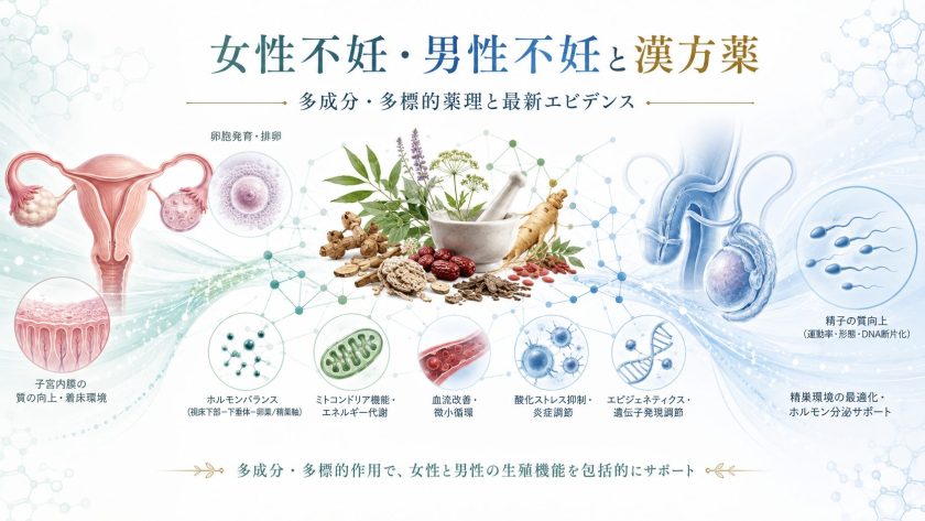 漢方薬の薬理作用と不妊治療への応用