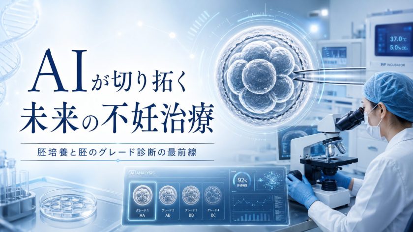 生殖医療における胚培養と胚のグレード診断におけるAI活用について