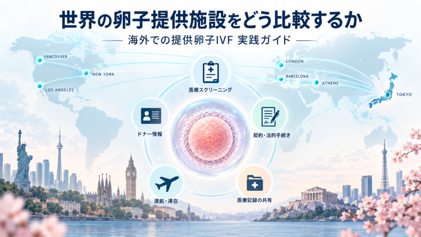 世界の卵子提供施設をどう比較するか?